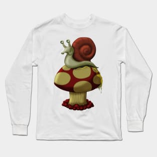 Escargot du champignon Long Sleeve T-Shirt